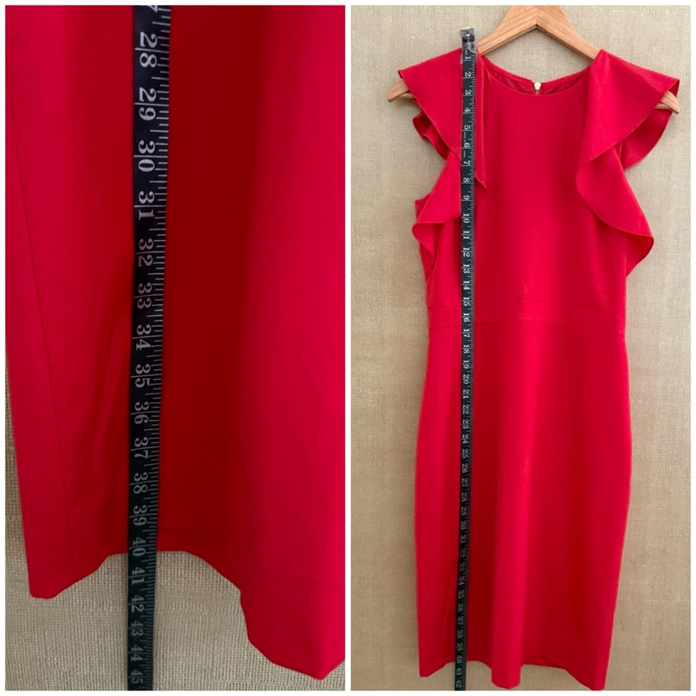 J. Crew Merino Wool Dress Midi Sheath Business Party Black Label Office Siren 6 - Picture 13 of 16